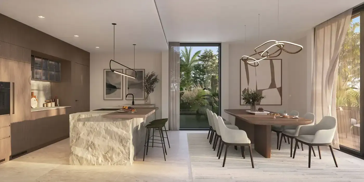 Radiant Terrace living and dining interior